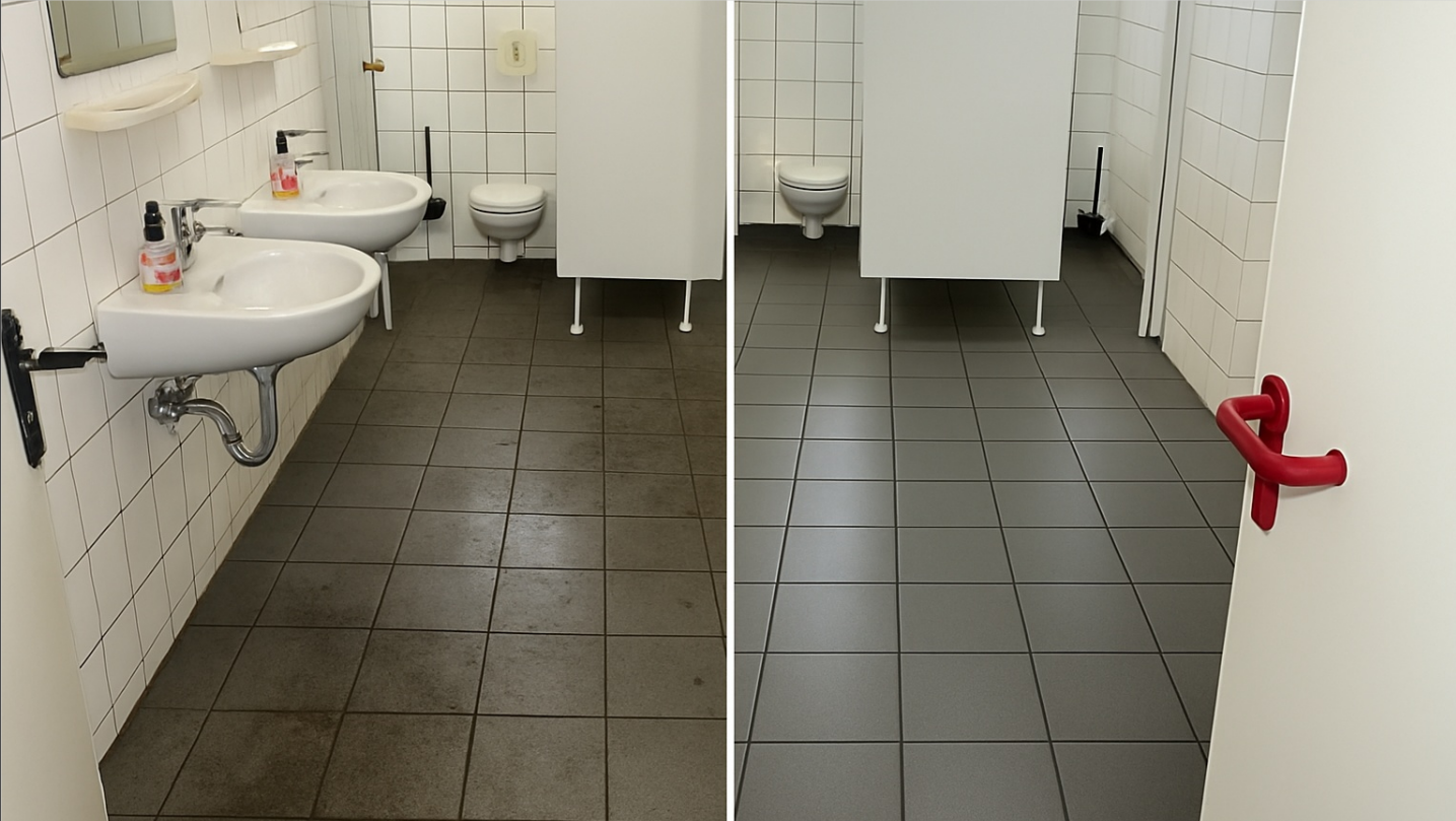 Vorher/Nachher Reinigung 1